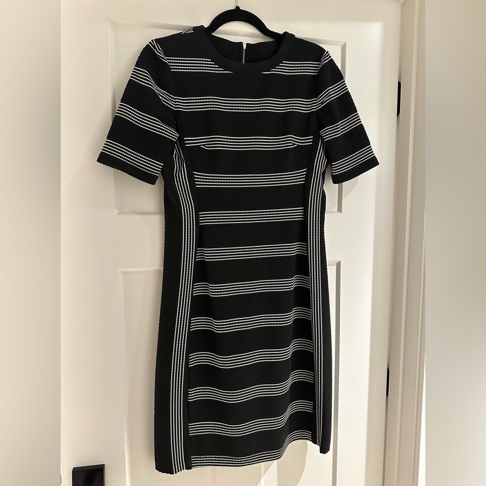 INC International Concepts Black and White Mini Dress
